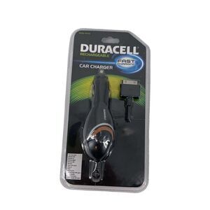 Duracell Fast Charging Car Charger iPhone 4 4s 3GS 3G iPad 2 Touch iPod 30 Pin